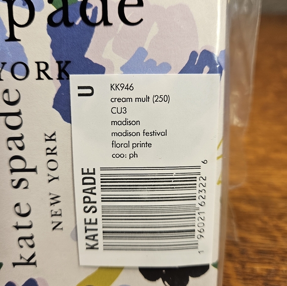 Kate Spade Boxed Madison Floral Small Slim Card Holder - Picture 4 of 6